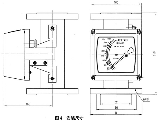 智能浮子流量計(jì)外形圖一